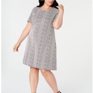 Calvin Klein Jacquard Pointe Knit Sheath Dress